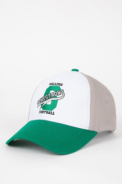 DeFacto Bestickte Baseball-/Basketballkappe aus Baumwolle für Jungen B7902A824SM