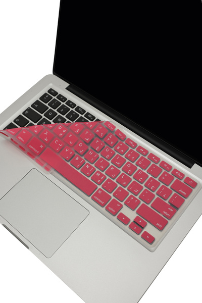 Mcstorey Arapça Klavye Macbook Air Pro Klavye Koruyucu Ustip (ESKİ USB'Lİ MODEL 2008/2017) Ile Uyumlu