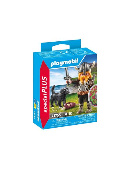 Playmobil - Viking figurine with guard dog