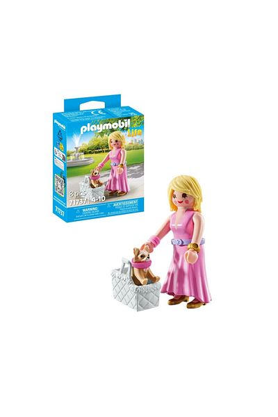 Playmobil - Trendy figurine with collectible Chihuahua dog