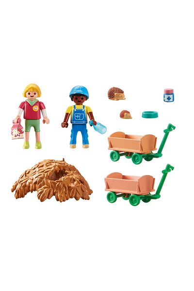Playmobil -CARE OF THE HEDGEHOG FAMILY