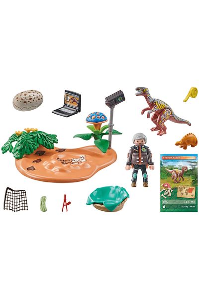 Playmobil -CUIB DE STEGOSAURUS SI HOT DE OUA