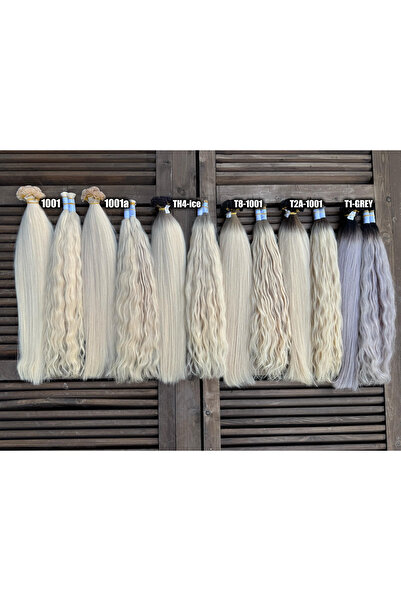 Suzan Peruk %100 Doğal Gerçek Insan Saçı (50 Adet'dir) Hayalet Mikro Kaynak (65 CM)