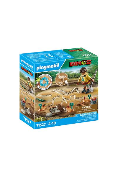 Playmobil -SAPATURI ARHEOLOGICE CU SCHELET DE DINOZAUR