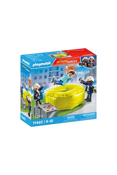 Playmobil -FIREFIGHTER WITH AIR MATTRESS