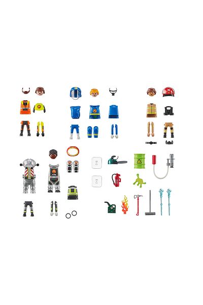 Playmobil Playmobil-CREEAZA PROPRIA FIGURINA ECHIPA DE POMPIERI