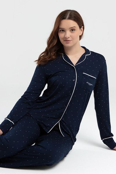 Pierre Cardin Women's Halter Neck Pajama Set