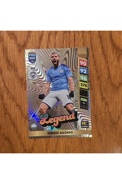 Panini Fifa 365 Game Card - Sergio Agüero Legend 424