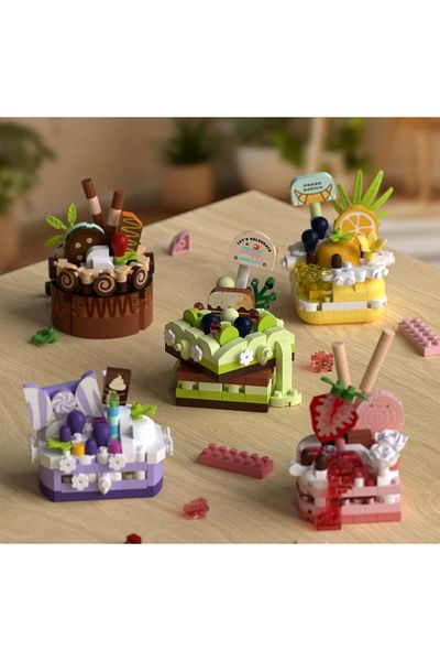Kostbar 3D Puzzle Set – 186 Pieces, Micro Blocks, Creative Building Game, Jigsaw Puzzle