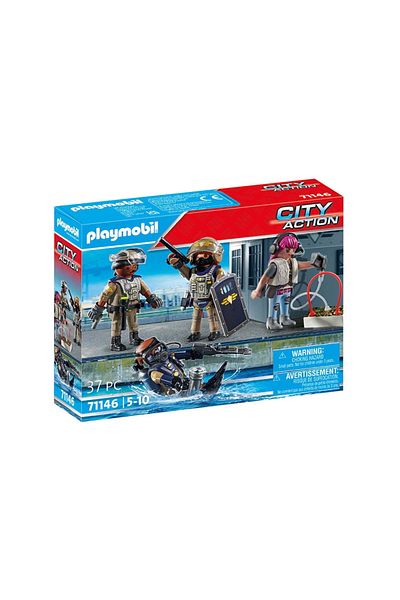 Playmobil Playmobil Playset - Swat Team Figurine Set