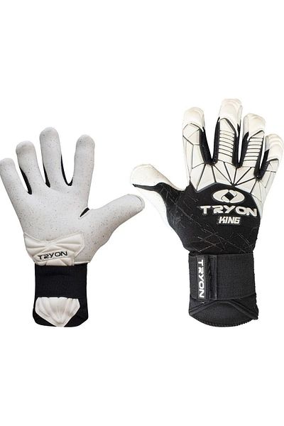 TRYON King White Men's Goalkeeper Gloves