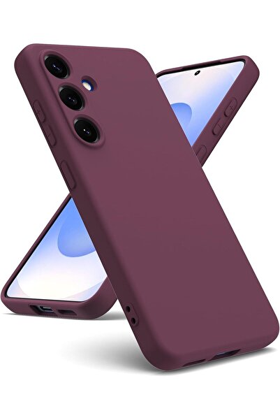Rivor Samsung Galaxy S25 Kılıf Kamera Korumalı İpeksi Yumuşak Dokunuşlu Koruy...