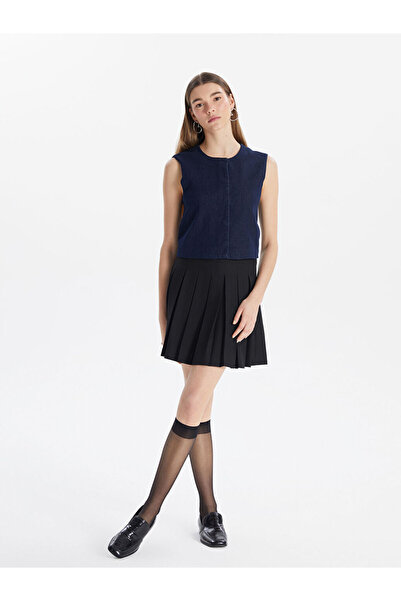 LC Waikiki I Beli Zippered Women's Pleated Skirt from Freezen Store