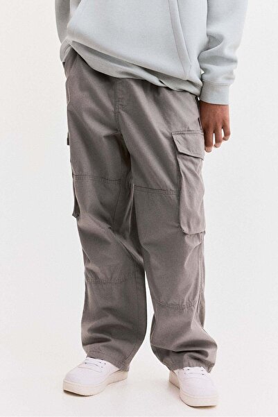 H&M Cotton canvas parachute trousers
