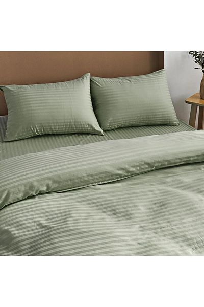 BESTİNA GOLD Set de lenjerie de pat Bestina Gold din satin de bumbac