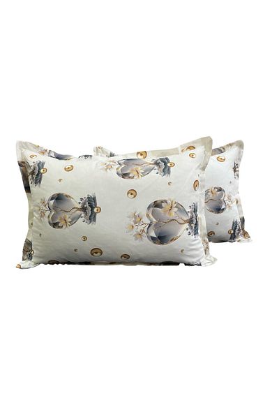 Hayal çeyiz 3D Digital Printing Cotton Pillow Case with 2 Hidden Zipper