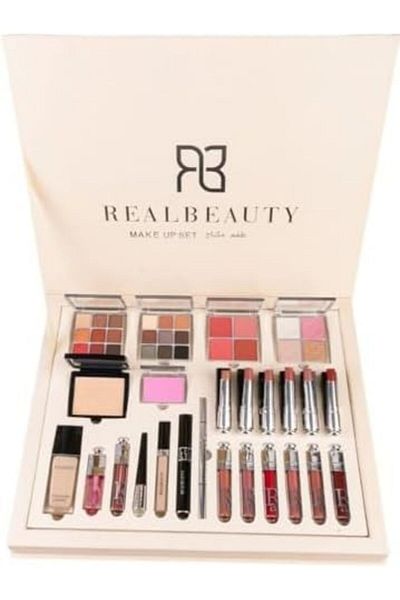Beauty 25 Piece Deluxe Makeup Box Set for a Glamorous and Complete Look