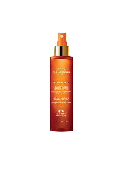 Institut Esthederm L&#39huile Solaire Moderates Sonnenschutz-körper- Und Haarspray 150 ml