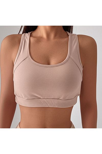 Lucky Line Γυναικείο Βαμβακερό Αθλητικό Bustier Sporty Crop