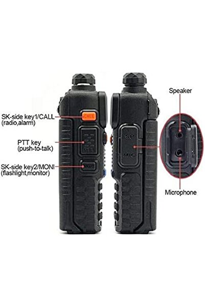 Yelajoy Dual Band FM Transceiver,5W,1800 MAH,Support Manually Program,High/Low TX Power,18.5x10x10.7 cm