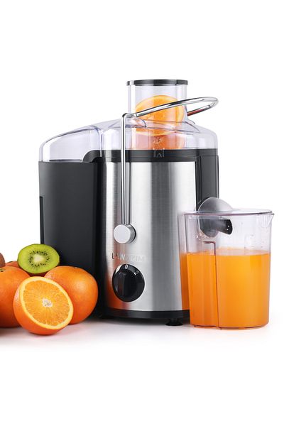 Lawazim 500w Fruit Juicer – Wide Feed Tube, Dual-speed Stainless Steel Juice Extractor