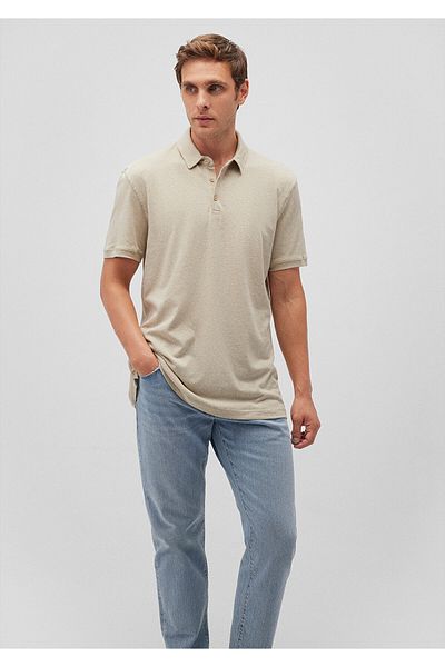 Mavi Μπεζ μπλουζάκι πόλο - Regular Fit, Regular Fit 0612230 -70322