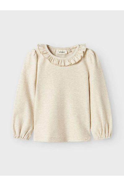 Lil' Atelier Oberteil mit langen Ärmeln Slim Fit