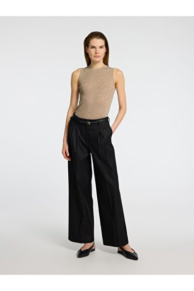 Selected Femme Stricktop Wollgemisch