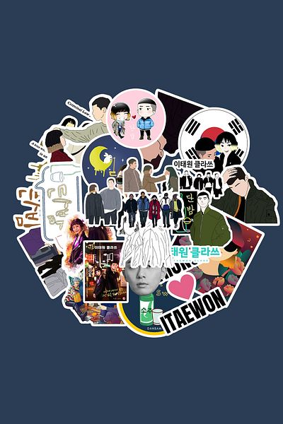 dadi ramba Itaewon Class Sticker Pack - Bullet Journal - Agenda - Planner - Notebook - Laptop Sticker Decal
