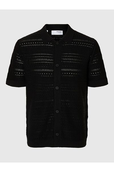 Selected Homme Kurzarmhemd Strick
