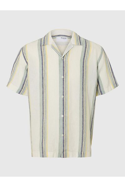 Selected Homme Kurzarmhemd 100% Leinen