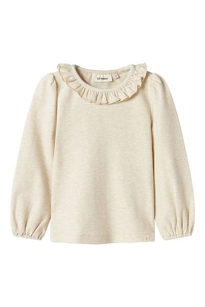 Lil' Atelier Oberteil mit langen Ärmeln Slim Fit