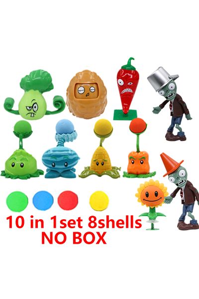 Choice 686-35 No Box Plants Vs Zombies 2 Playset Cactus Peashooter Coconut Cannon Genuine Game Scene Figure