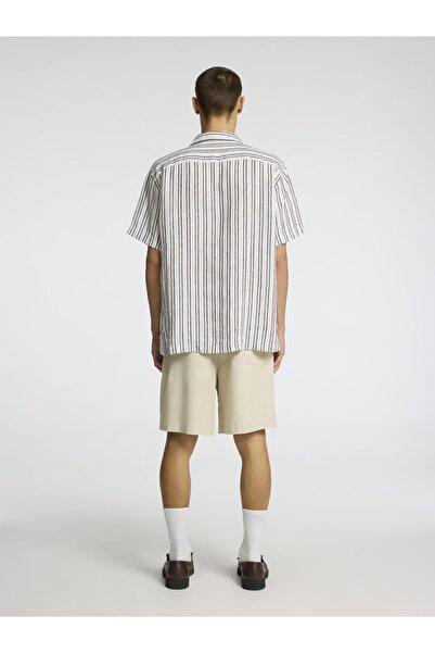 Selected Homme Kurzarmhemd 100% Leinen