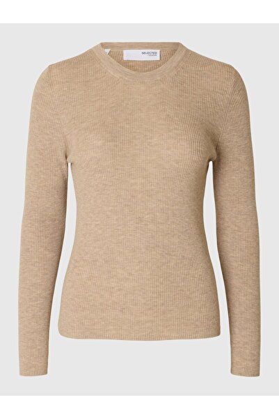 Selected Femme Stricktop Wollgemisch