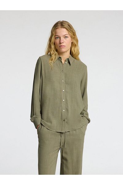 Selected Femme Hemd Langärmeliger