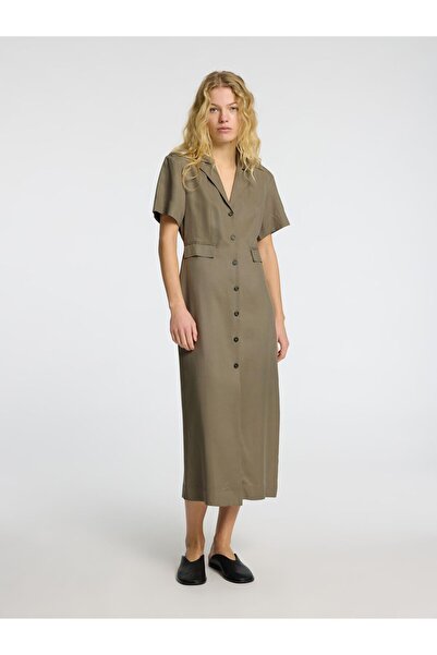 Selected Femme Midikleid Elegantes