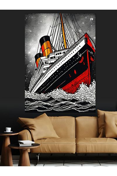 Tablomega Pânză decorativă Titanic - Lemn MDF