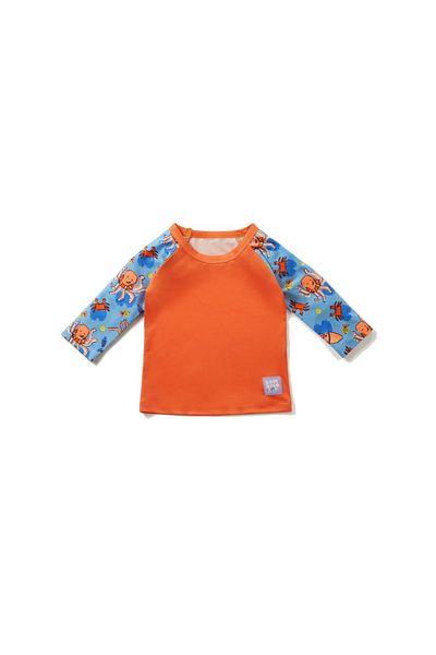 Bambino Mio Beach Shirt With Sleeves, , 0-6 Months, Wave Patrol