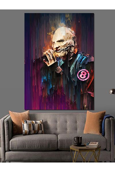 Tablomega Pânză decorativă Slipknot Corey Taylor - Lemn MDF