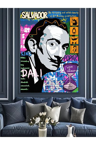 Tablomega Διακοσμητικός καμβάς Salvador Dali - Ξύλινος πίνακας MDF