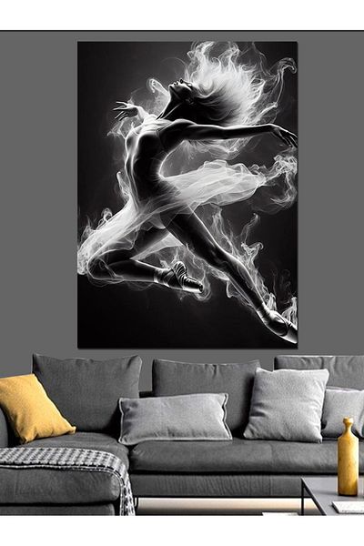 Tablomega Pânză Decorativă Femeie Balerina - Lemn MDF