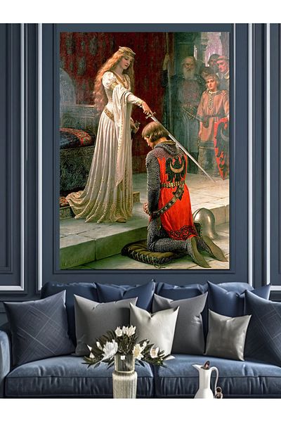 Tablomega Pânză Decorativă Knight - Lemn MDF