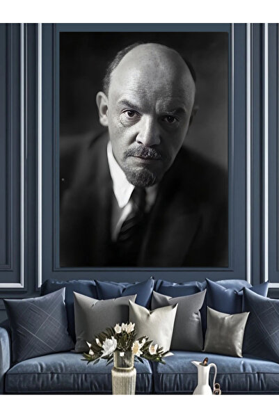 ekart Vladimir Lenin Dekoratif Kanvas - Mdf Ahşap Tablo