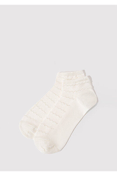 Mavi Ekru Patik Çorap 1912895-70053