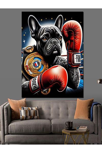 Tablomega Pânză Decorativă Boxer Dog - Lemn MDF