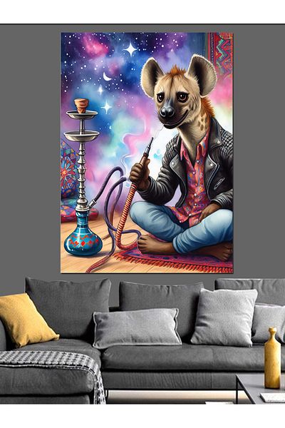 Tablomega Racoon Băutură Pânză Decorativă - Lemn MDF