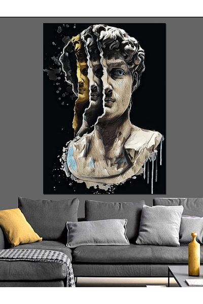 Tablomega Bustul lui David Pânză Decorativă - Lemn MDF Pictură