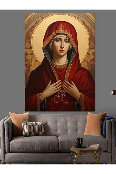 Tablomega Pânză Decorativă Fecioara Maria - Lemn MDF
