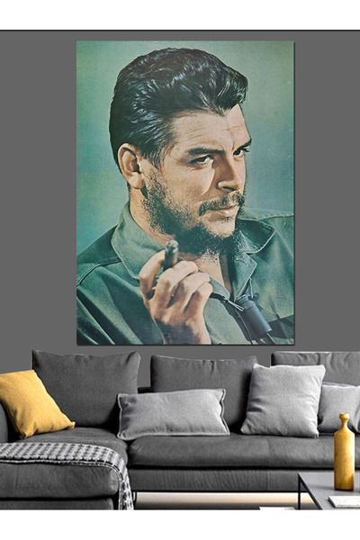 ekart Che Guevara Dekoratif Kanvas - Mdf Ahşap Tablo